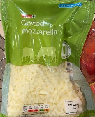 Grated mozzarella