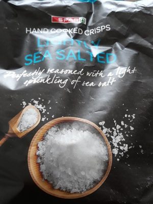 SPAR HAND COOKED CRISPS SEA SALTED Perfectly seaso