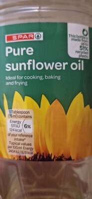 pure sunflower oil