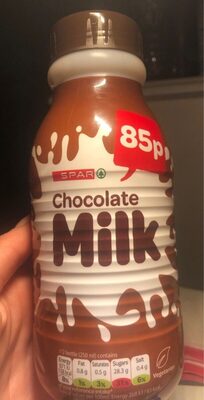 Chocolate milk front packaging