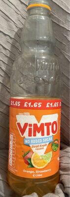 Vimto orange, strawberry and lime