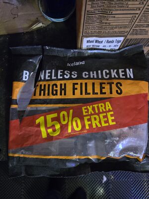 Boneless Chicken Thigh Fillets front packaging