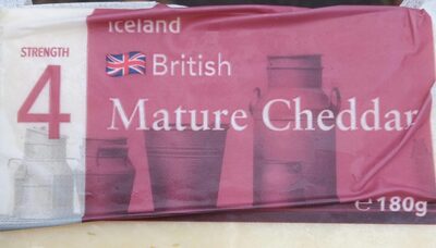 Mature chesse front packaging