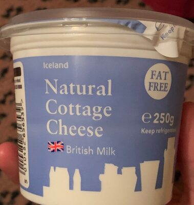 Natural cottage cheese