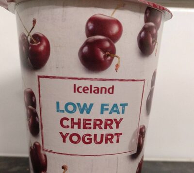 Low Fat Cherry Yogurt