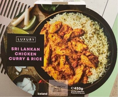 Sri Lankan Chicken Curry and Rice