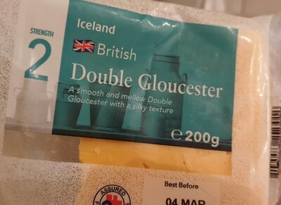 Double Gloucester Cheese front packaging