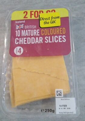 Cheddar slices