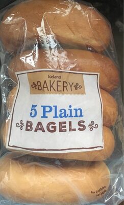 5 Plain Bagels