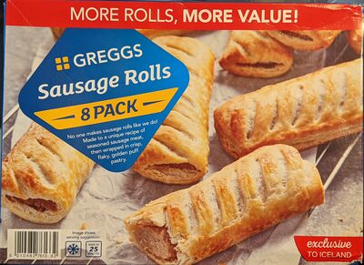 Greggs Sausage Rolls 8pk