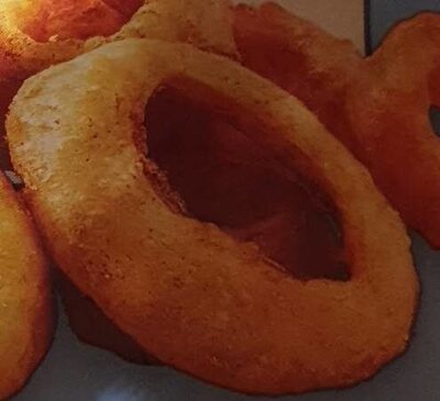 Battered onion rings