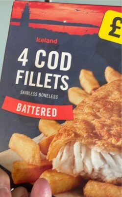 Cid fillets battered