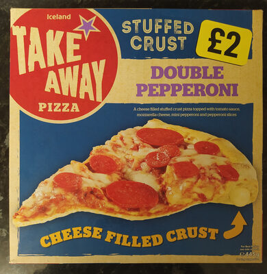 Iceland Stuffed Crust Double Pepperoni Pizza