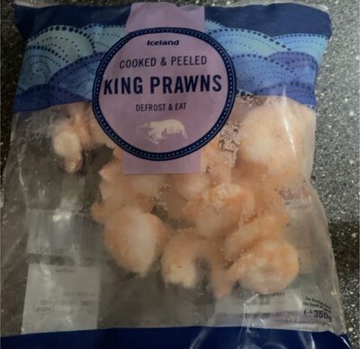 Iceland Cooked Peeled King Prawns 250g