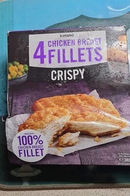 Crispy chicken breast fillets