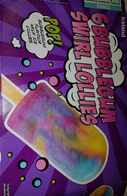 Bubblegum Swirl Lollies