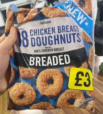 Chicken breast doughnuts