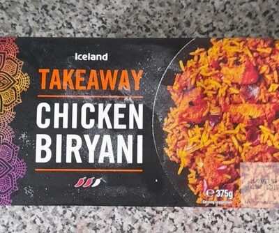 Chicken Biryani front packaging