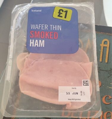 Wafer thin smoked ham