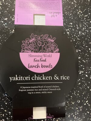 Yakitori, chicken and rice
