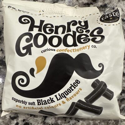 Henry Goodies, soft black liquorice