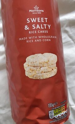 Sweet and salty rice cakes Morrisons