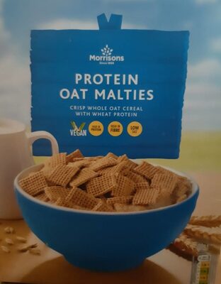 Protein oat malties front packaging
