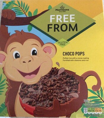 Choco pops front packaging