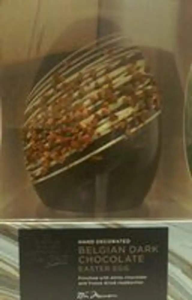 Belgian dark chocolate master egg