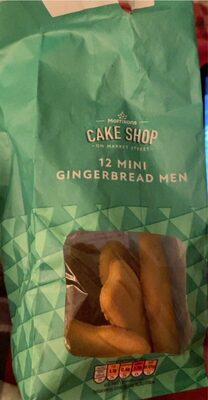 Mini gingerbread men front packaging