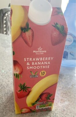 Strawberry & banana smoothie