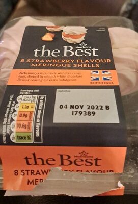 The best 8 strawberry flavour meringue shell
