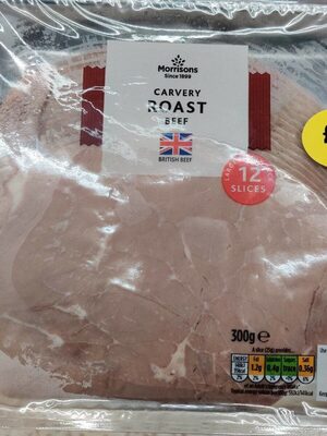 carvery roast beef front packaging