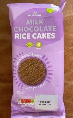 Mor Milk Chocolate Rice Cakes 102g