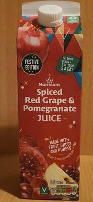Spiced Red Grape and Pomegranate Juice