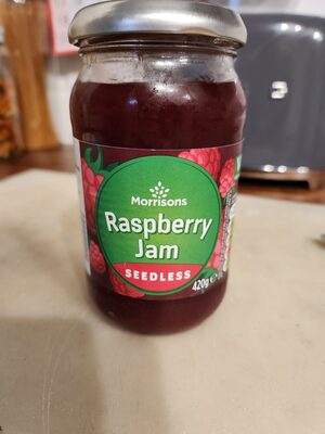 Seedless Raspberry Jam front packaging