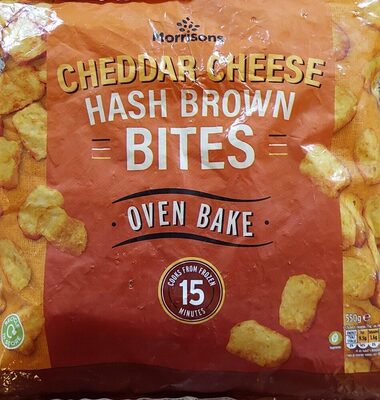 Cheddar cheese hash brown bites