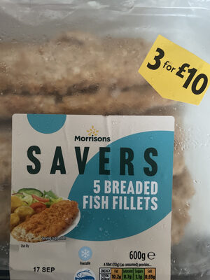 5 Breaded Fish Fillets