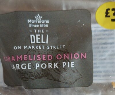 Carmalised onion pork pie