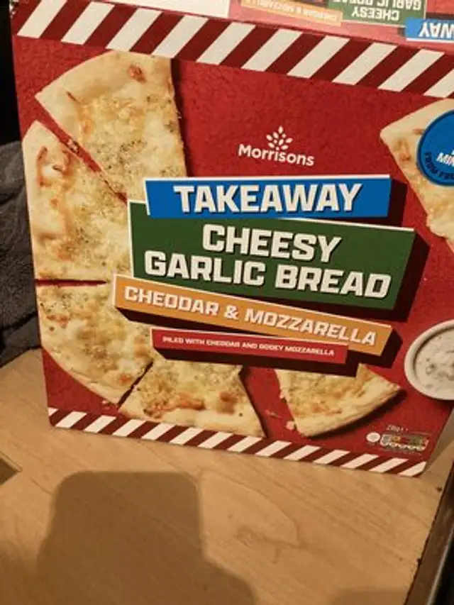 Takeaway Cheesy Garlic Bread front packaging