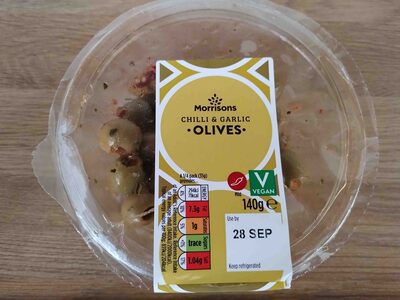 Chilli & garlic olives