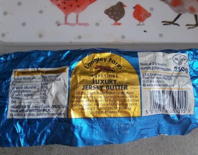 Luxury Jersey butter front packaging