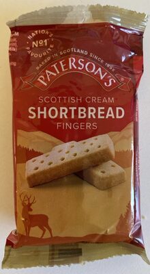 Scottish Cream Shortbread Fingers front packaging