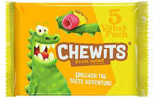 Chewits Sour Fruit Salad Flavour Candy front packaging