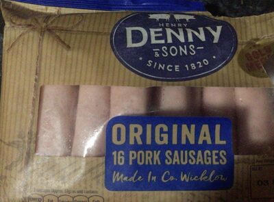 Original pork sausages