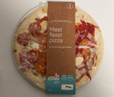 Stonebaked meat feast pizza