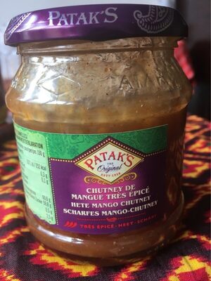 Scharfes Mango-Chutney . scharf front packaging