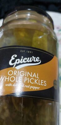 epicure original whole pickles