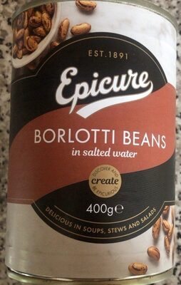 Borlotti Beans in salted water