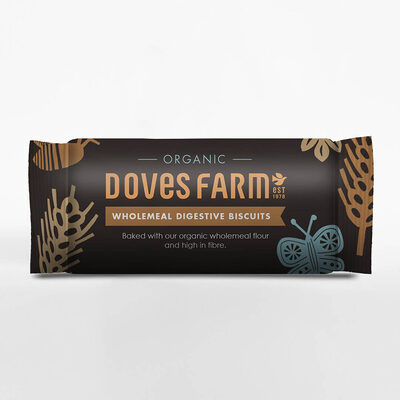 Organic wholemeal digestive biscuits